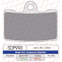 Pastiglie freno sportive sinterizzate SDP993HH+