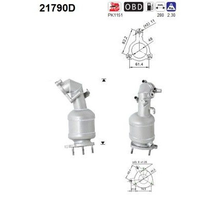 Catalizzatore 21790D AS