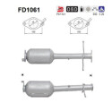 Filtro antiparticolato / particellare, Impianto gas scarico FD1061 AS