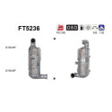 Filtro antiparticolato / particellare, Impianto gas scarico FT5236 AS
