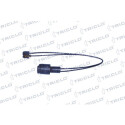 Contatto segnalazione, Usura past. freno/mat. d'attrito 881901 TRICLO