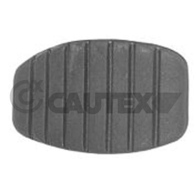 Rivestimento pedale, Pedale del freno 751118 CAUTEX/FACET