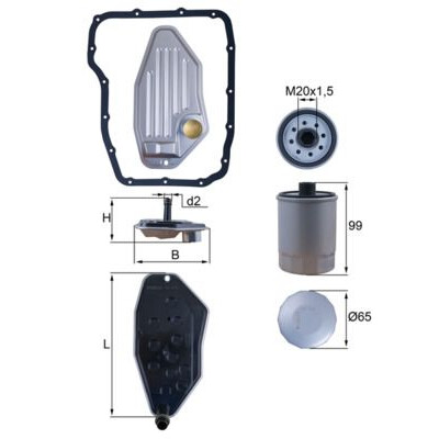 Filtro idraulico, Cambio automatico HX276KIT NAGARES