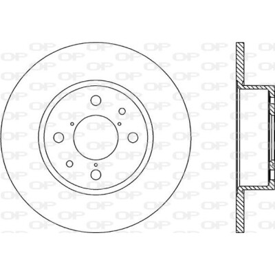 Disco freno BDA113710 OPEN PARTS