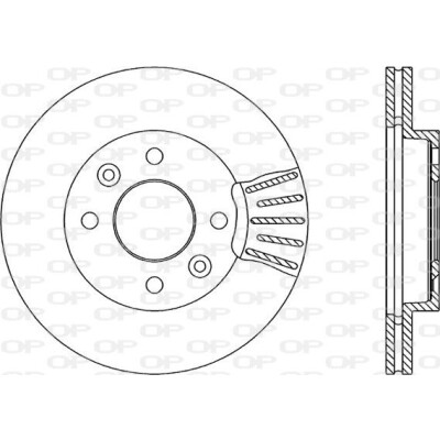 Disco freno BDA145020 OPEN PARTS