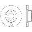 Disco freno BDA243820 OPEN PARTS