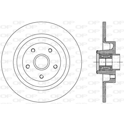 Disco freno BDA250730 OPEN PARTS