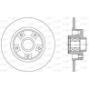 Disco freno BDA251230 OPEN PARTS