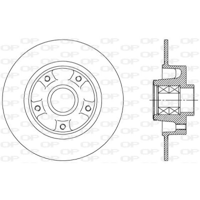 Disco freno BDA251230 OPEN PARTS
