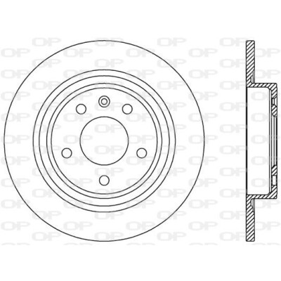 Disco freno BDA253810 OPEN PARTS