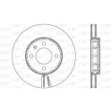 Disco freno BDA266320 OPEN PARTS