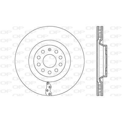 Disco freno BDA266520 OPEN PARTS