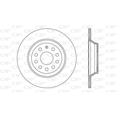 Disco freno BDA272110 OPEN PARTS