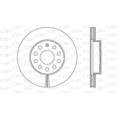 Disco freno BDA272220 OPEN PARTS