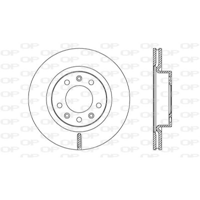 Disco freno BDA272420 OPEN PARTS