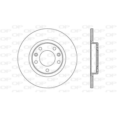 Disco freno BDA274310 OPEN PARTS