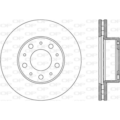 Disco freno BDA280120 OPEN PARTS