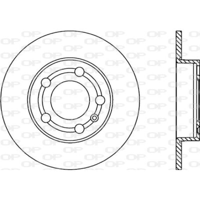 Disco freno BDR166810 OPEN PARTS