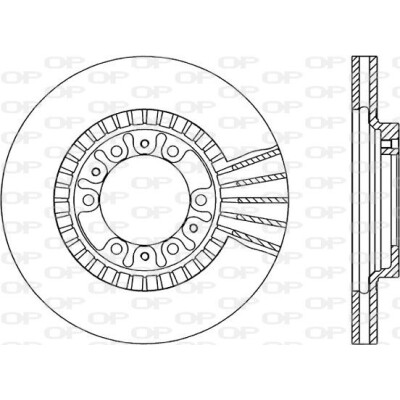Disco freno BDR178820 OPEN PARTS