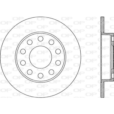 Disco freno BDR193910 OPEN PARTS
