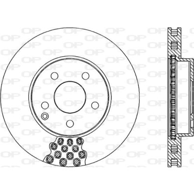 Disco freno BDR199820 OPEN PARTS