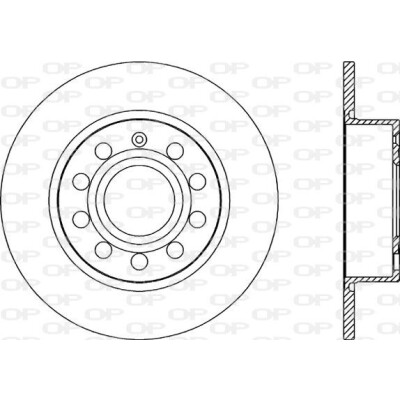 Disco freno BDR202810 OPEN PARTS