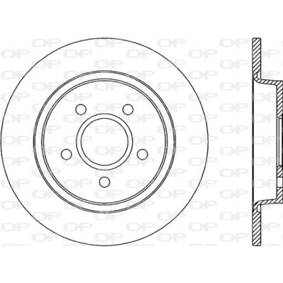 Disco freno BDR203010 OPEN PARTS