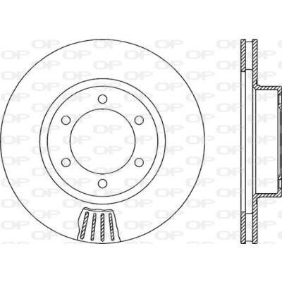 Disco freno BDR214920 OPEN PARTS
