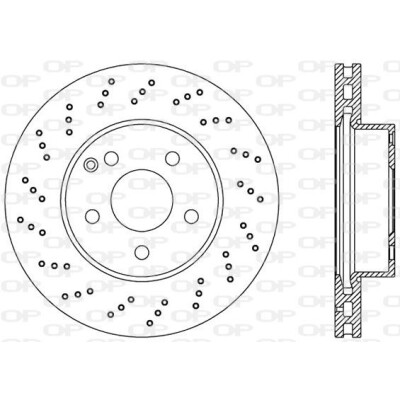 Disco freno BDR239325 OPEN PARTS