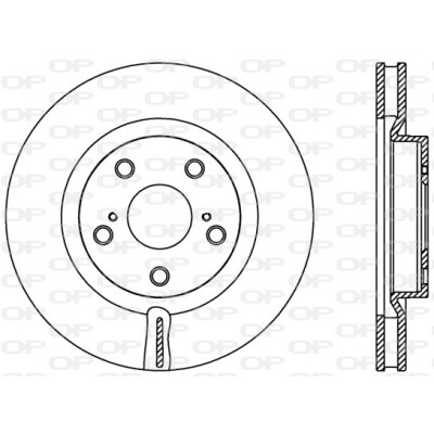 Disco freno BDR242420 OPEN PARTS