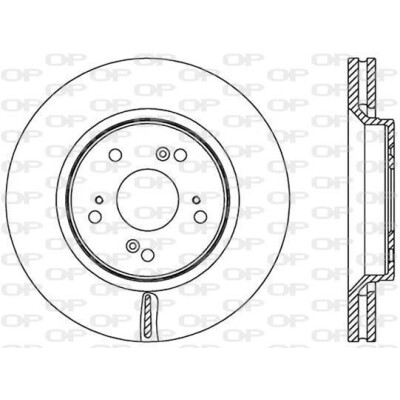 Disco freno BDR251620 OPEN PARTS