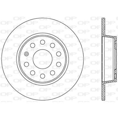 Disco freno BDR253910 OPEN PARTS