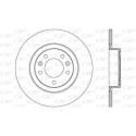 Disco freno BDR265010 OPEN PARTS