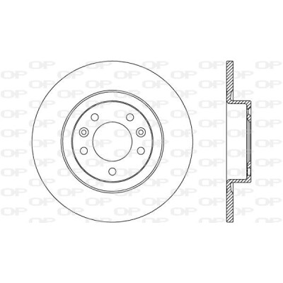 Disco freno BDR265010 OPEN PARTS