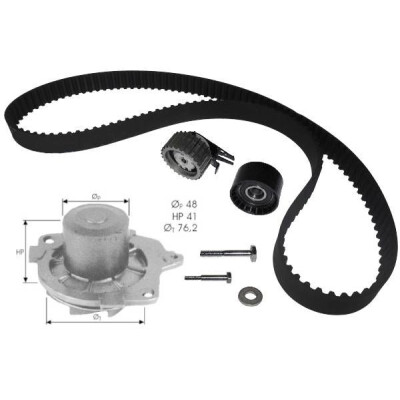 Pompa acqua + Kit cinghie dentate ROKD032 RECOFICIAL