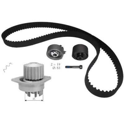 Pompa acqua + Kit cinghie dentate ROKD042 RECOFICIAL
