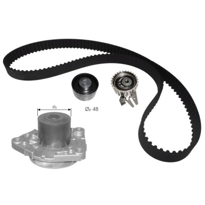 Pompa acqua + Kit cinghie dentate ROKD109 RECOFICIAL