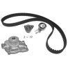 Pompa acqua + Kit cinghie dentate ROKD164 RECOFICIAL