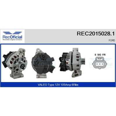Alternatore REC20150281 RECOFICIAL