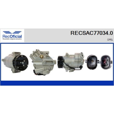 Compressore, climatizzatore RECSAC770340 RECOFICIAL