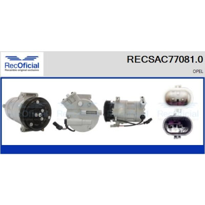 Compressore, climatizzatore RECSAC770810 RECOFICIAL
