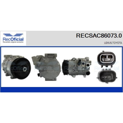Compressore, climatizzatore RECSAC860730 RECOFICIAL