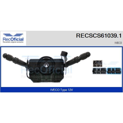 Leva devio guida RECSCS610391 RECOFICIAL