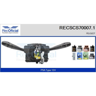 Leva devio guida RECSCS700071 RECOFICIAL