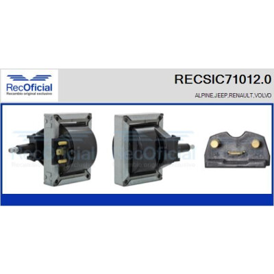 Bobina d'accensione RECSIC710120 RECOFICIAL