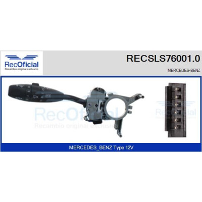 Leva devio guida RECSLS760010 RECOFICIAL