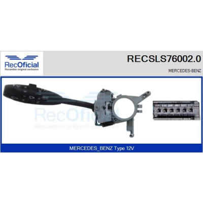 Leva devio guida RECSLS760020 RECOFICIAL