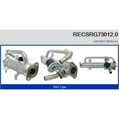 Radiatore, Ricircolo gas scarico RECSRG730120 RECOFICIAL