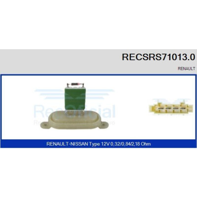 Resistenza, Ventilatore abitacolo RECSRS710130 RECOFICIAL