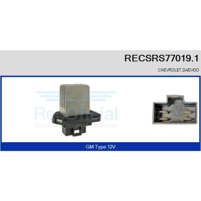 Resistenza, Ventilatore abitacolo RECSRS770191 RECOFICIAL